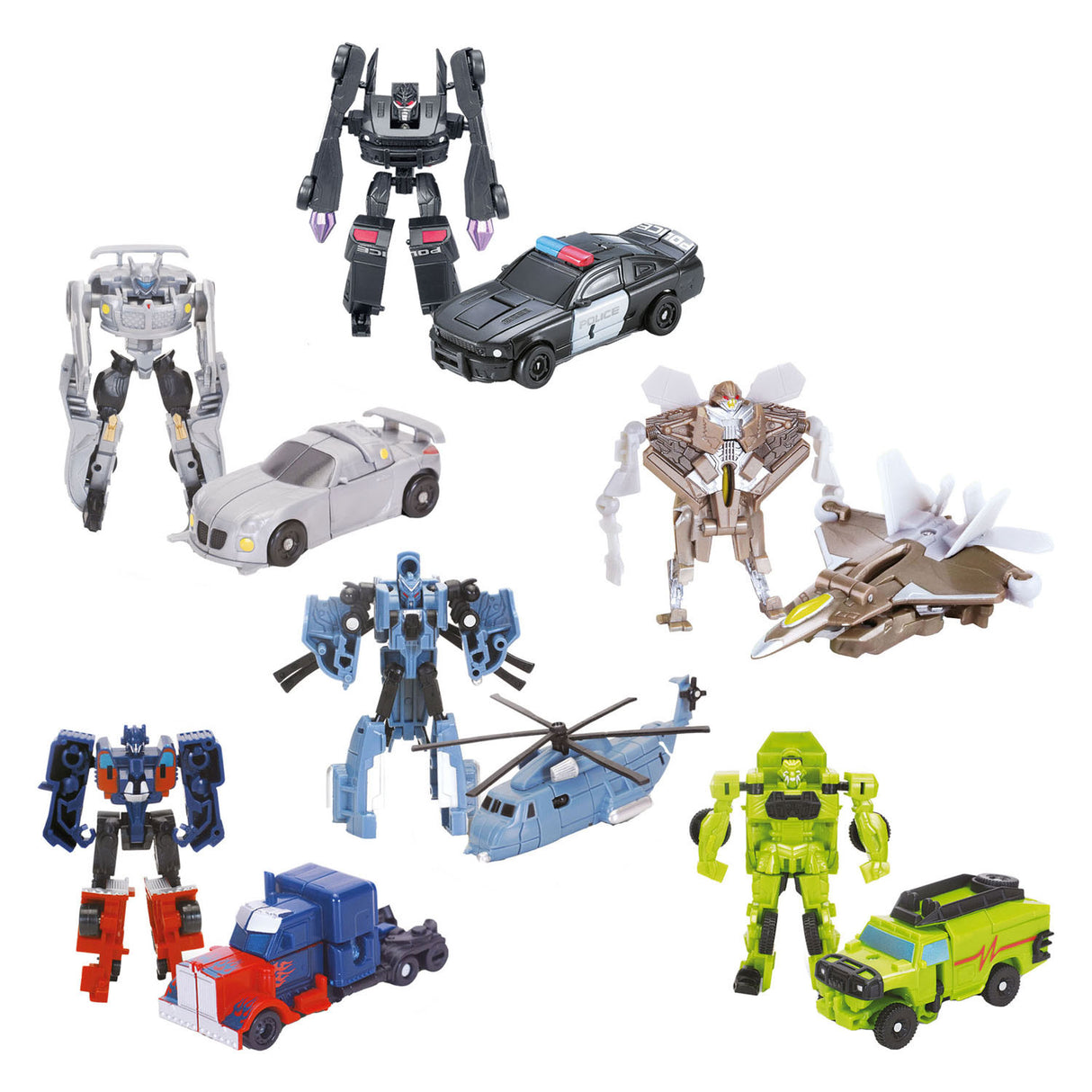 Toi-toys Roboforces verwandeln Roboterfahrzeuge