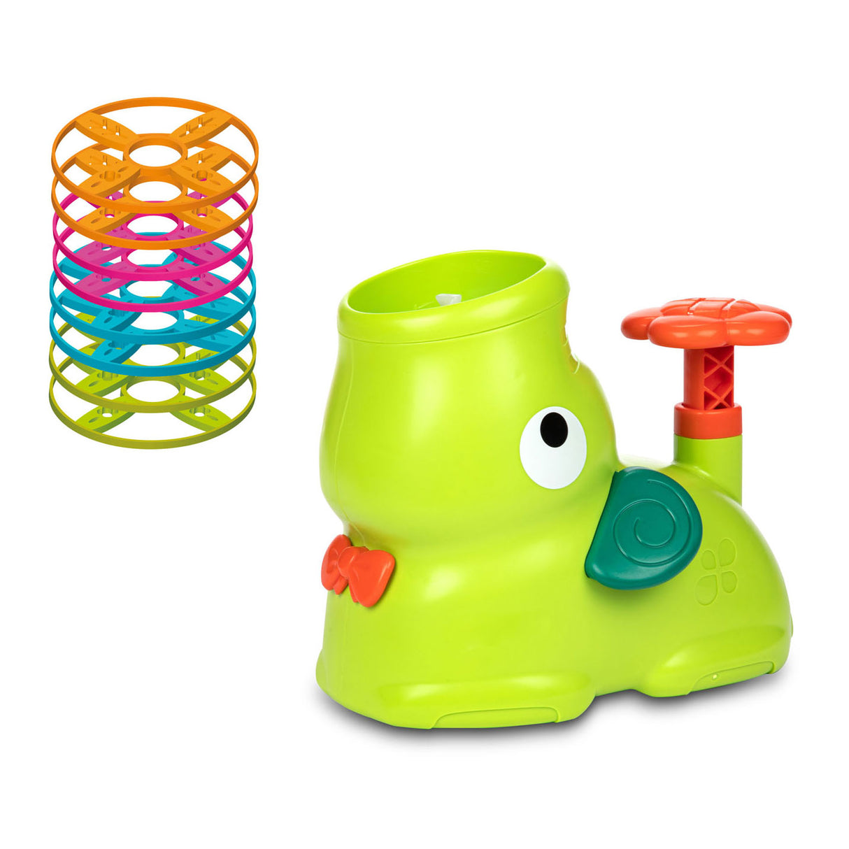 TOI-TOYS JUEGO DEL CAÑO ELEFANTE Catch Discos voladores