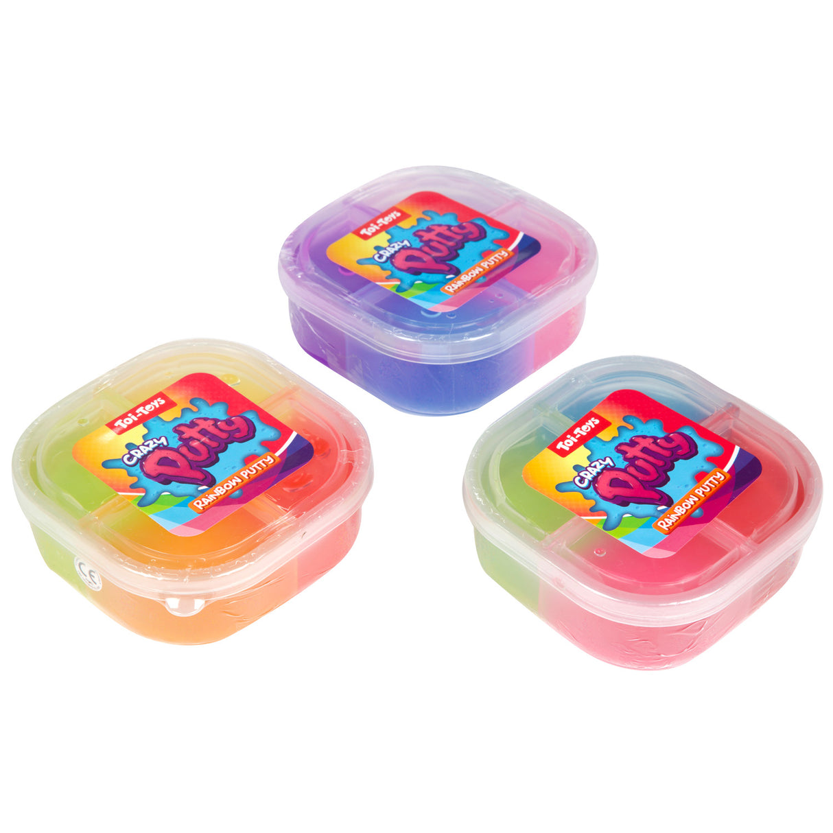 Toi-toys lëscht glitters Putty quattro