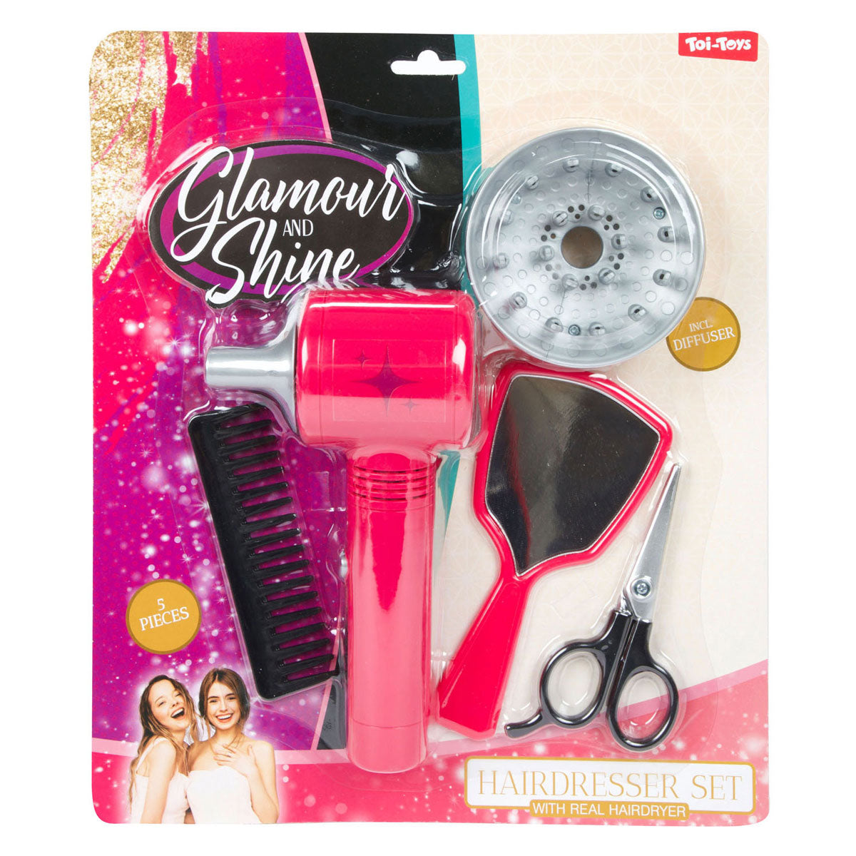 Toi-toys glamour lesk kapperset s fohn difuzor