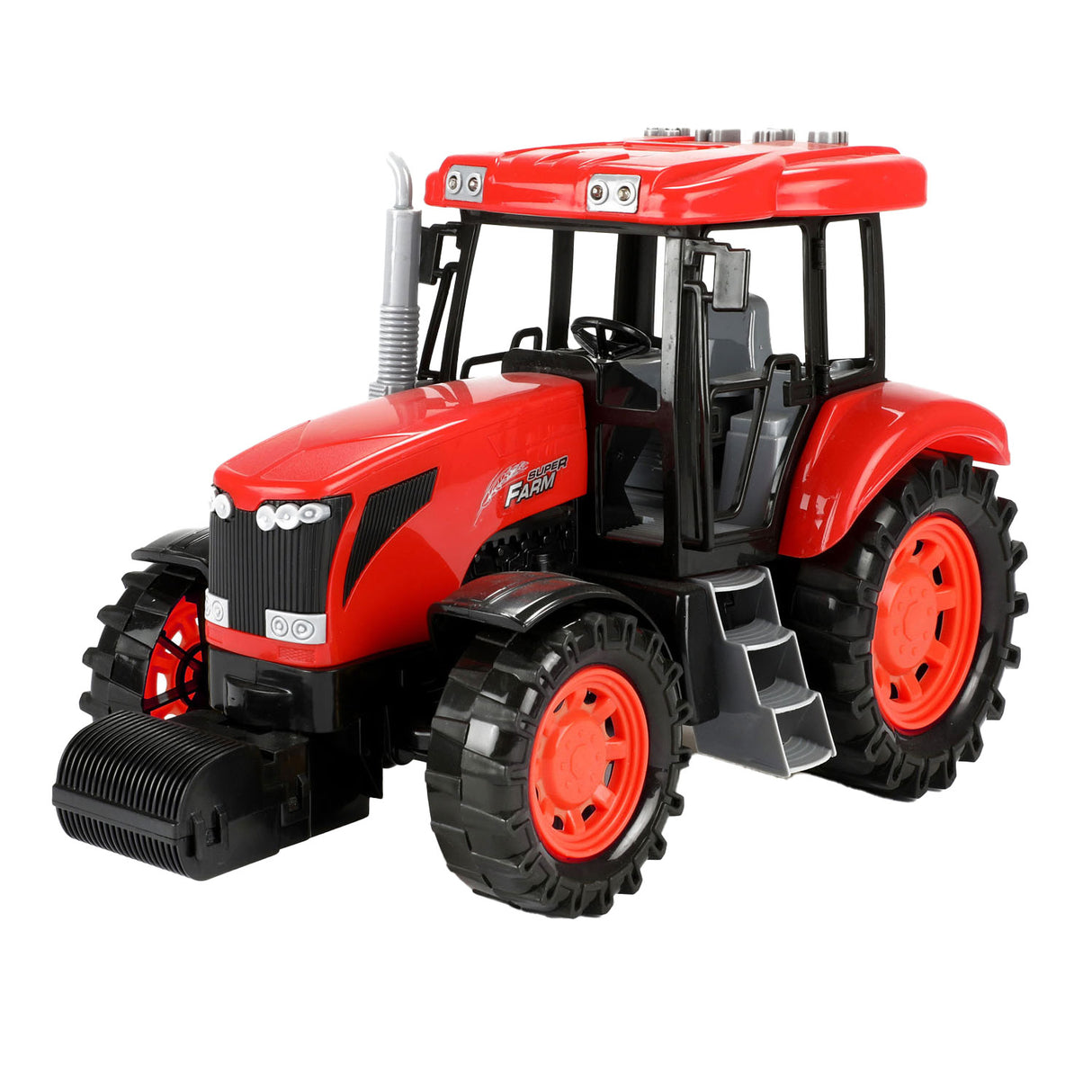 Toi-Toys Traktor groß mit Licht und Klangrot