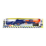 Toi-Toys Police Rifle Bleu avec 6 Foamijlen