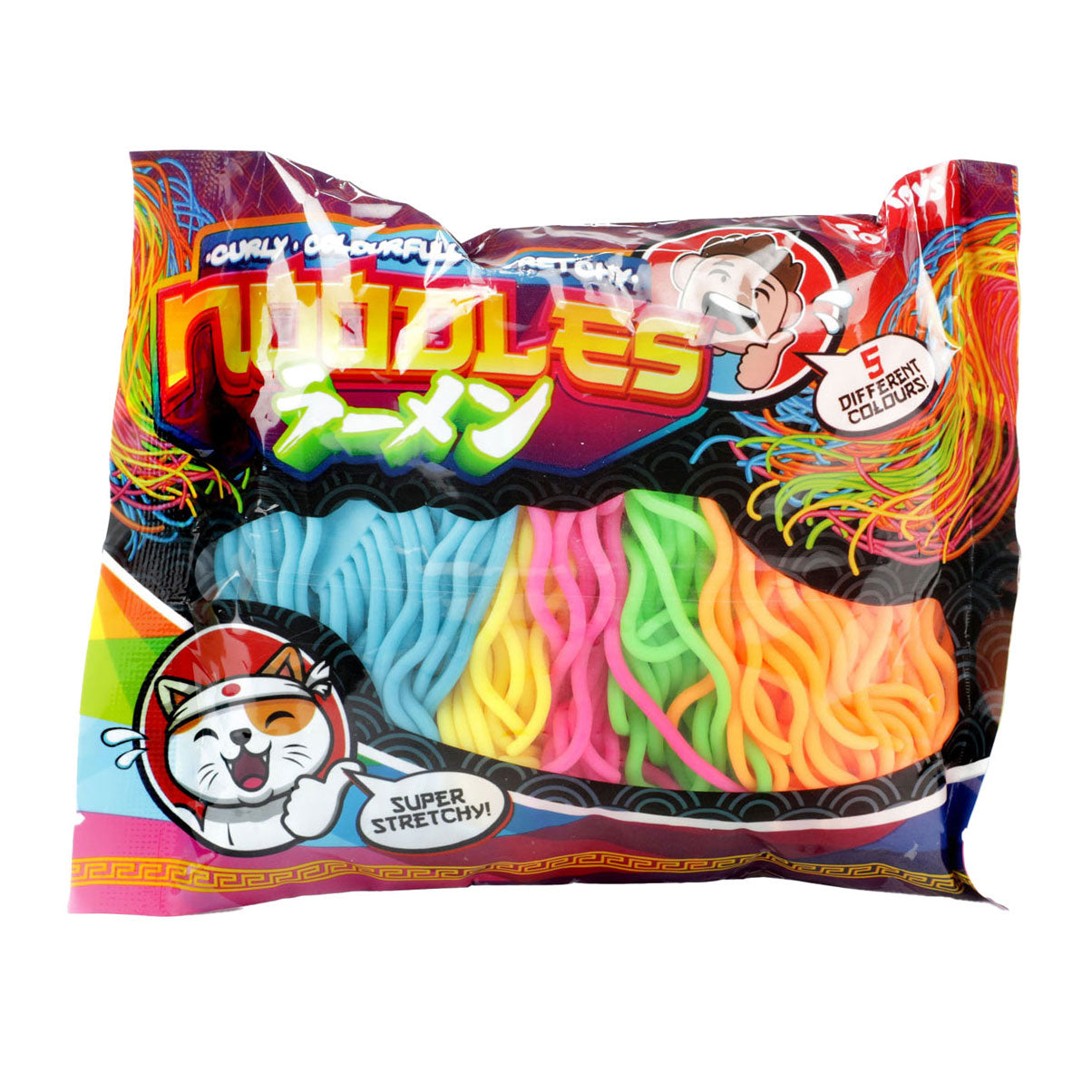 Toi-Loys Fun Noodles Curly Super Stretchable Fidget, 5.