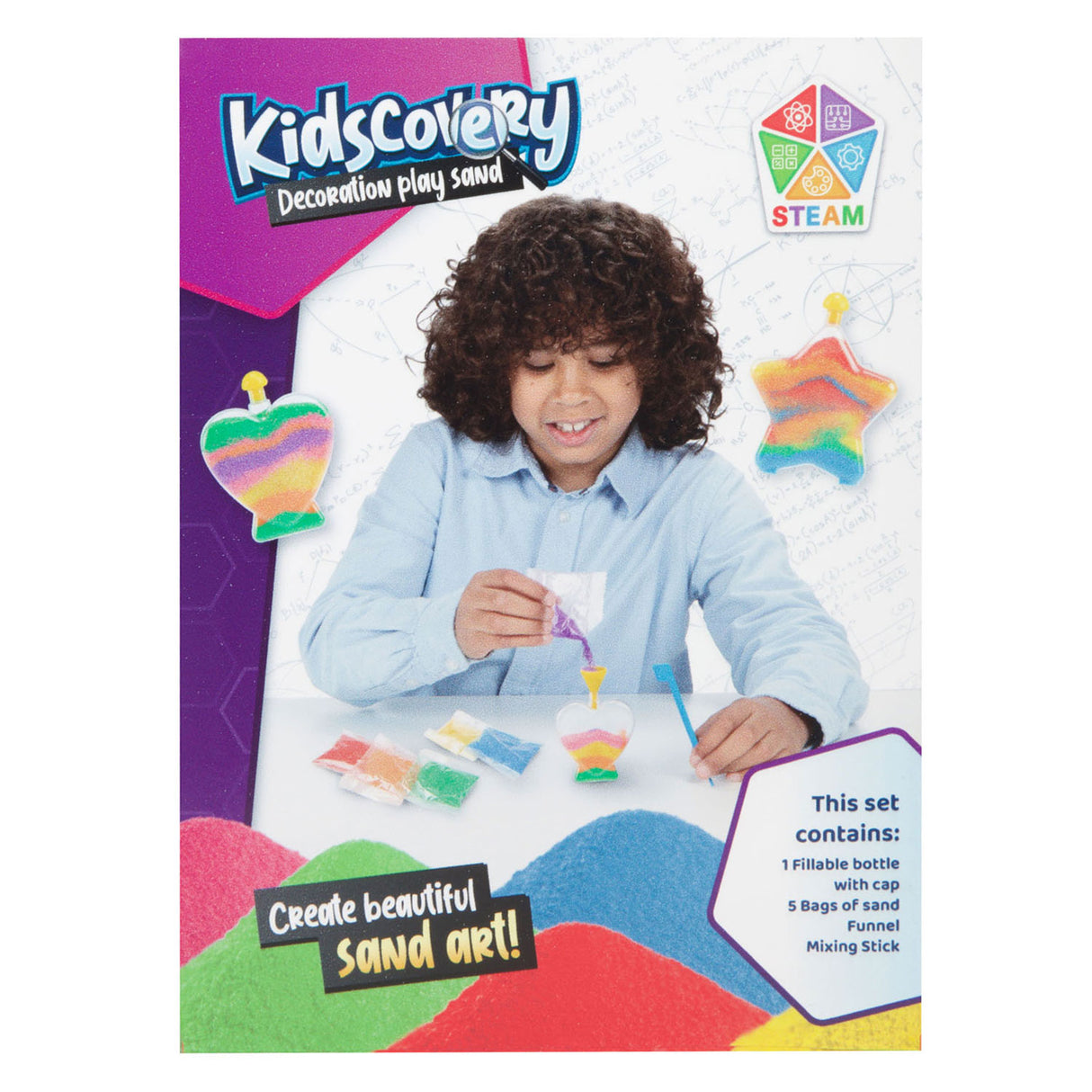 Kidscovery Kidscovery Decoratiezand Met Fles Set