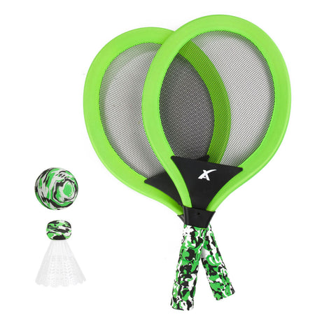 Toi-Toys Toi Toys Adrenix Soft-Tennis-Set 4-teilig mit 2x Schläger + Ball + Federball 4-fach sortiert