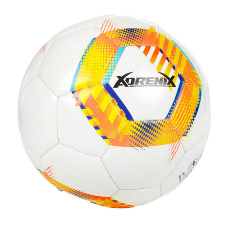 Adrenix Fußball Hybrid Tech 23cm – buntes Fußball-Kunstleder.