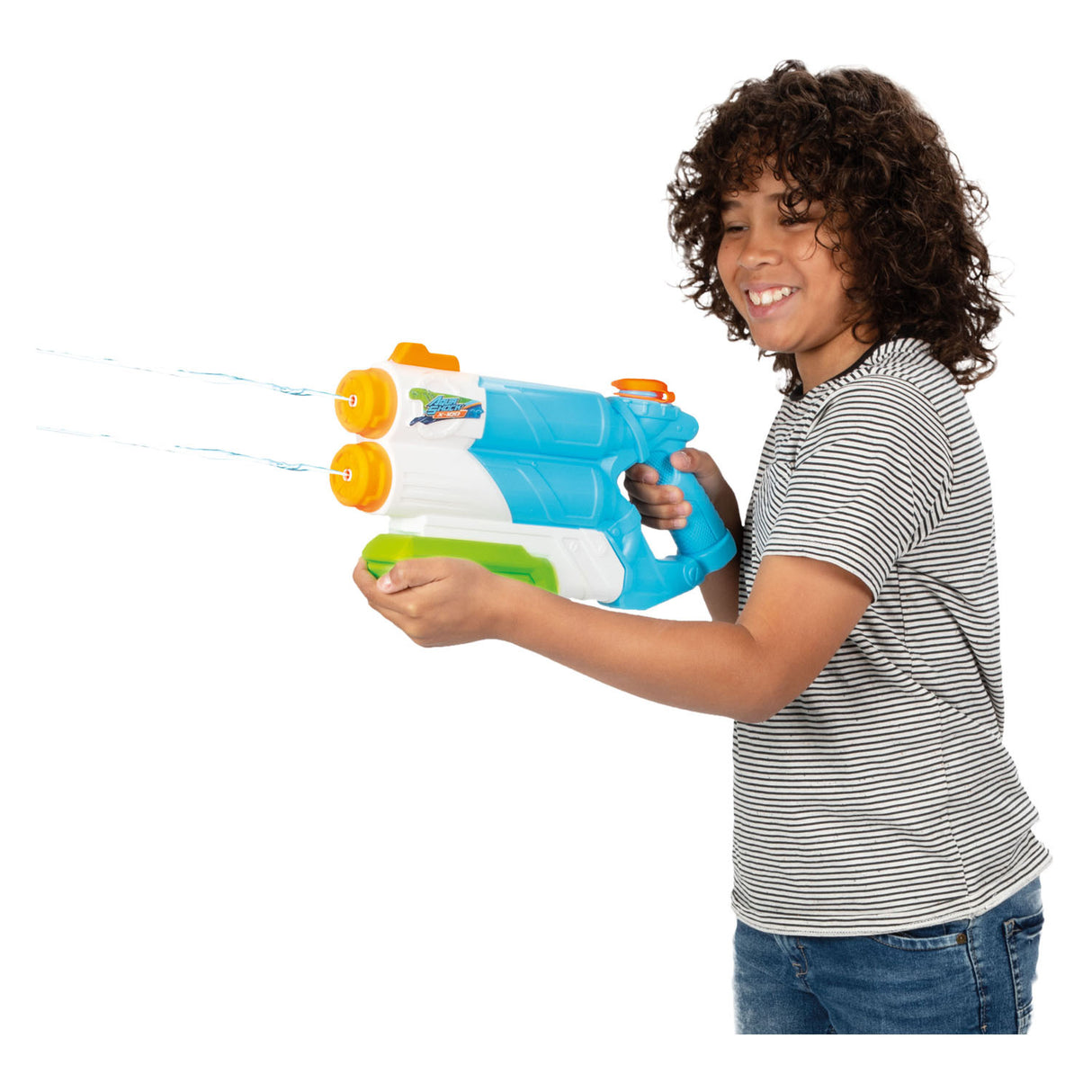 Splash water gun with double loop power, 1080ml