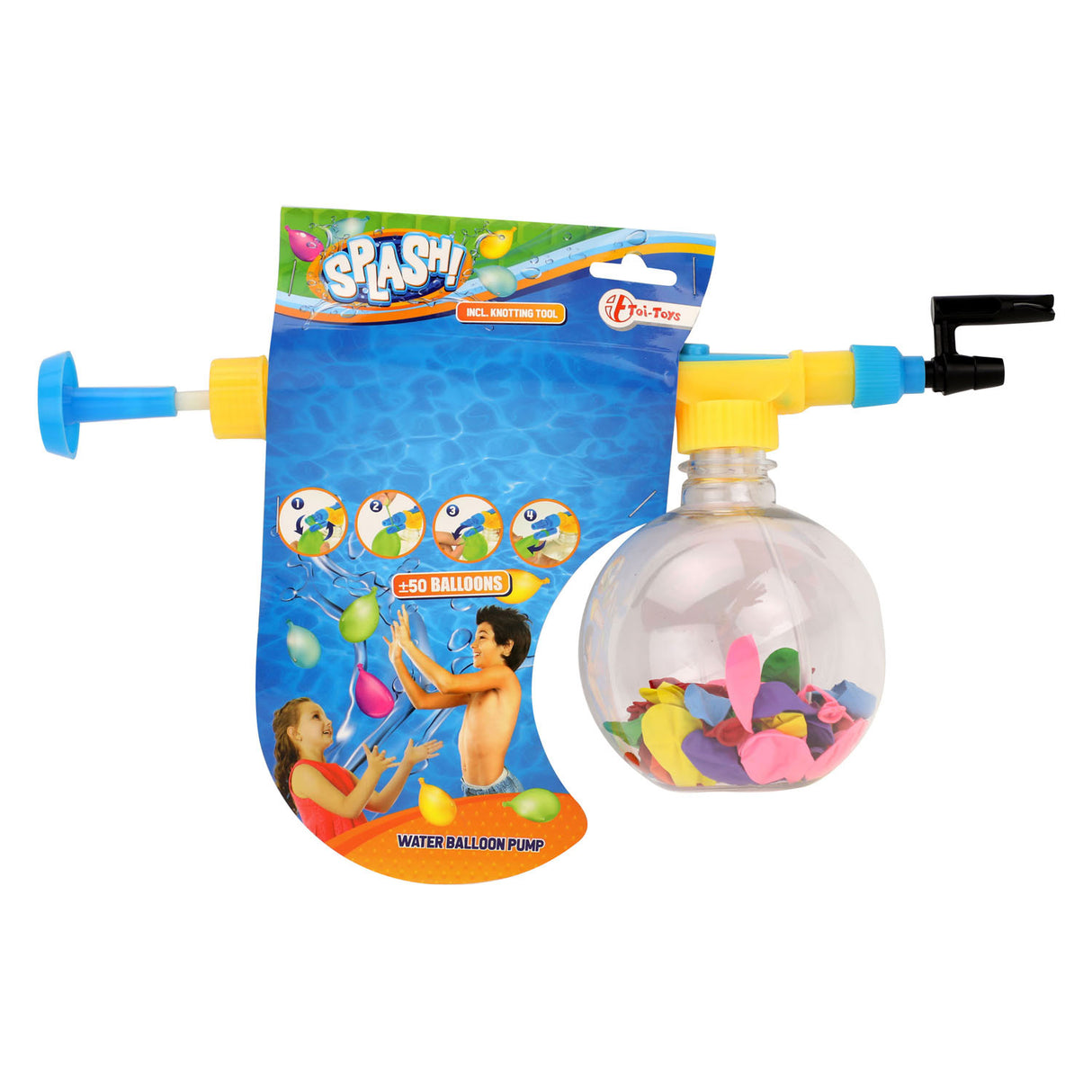 Splash Waasser Ballonen Pompel mat 50 Ballonen