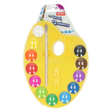 Malpalette 12 Farben und Pinsel