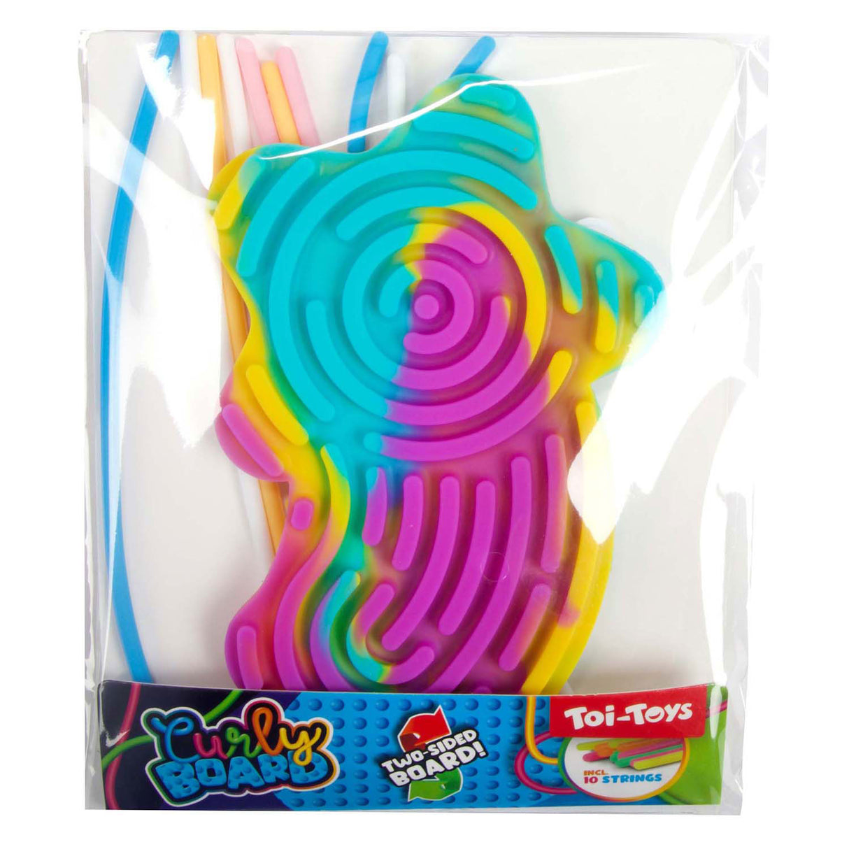 Toi-toys lustiges Lockenbrett Mini mit 10 Schnüren