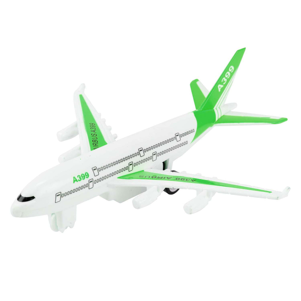 TOI-Toys Vehicool Tack Back Aircraft, 4st.