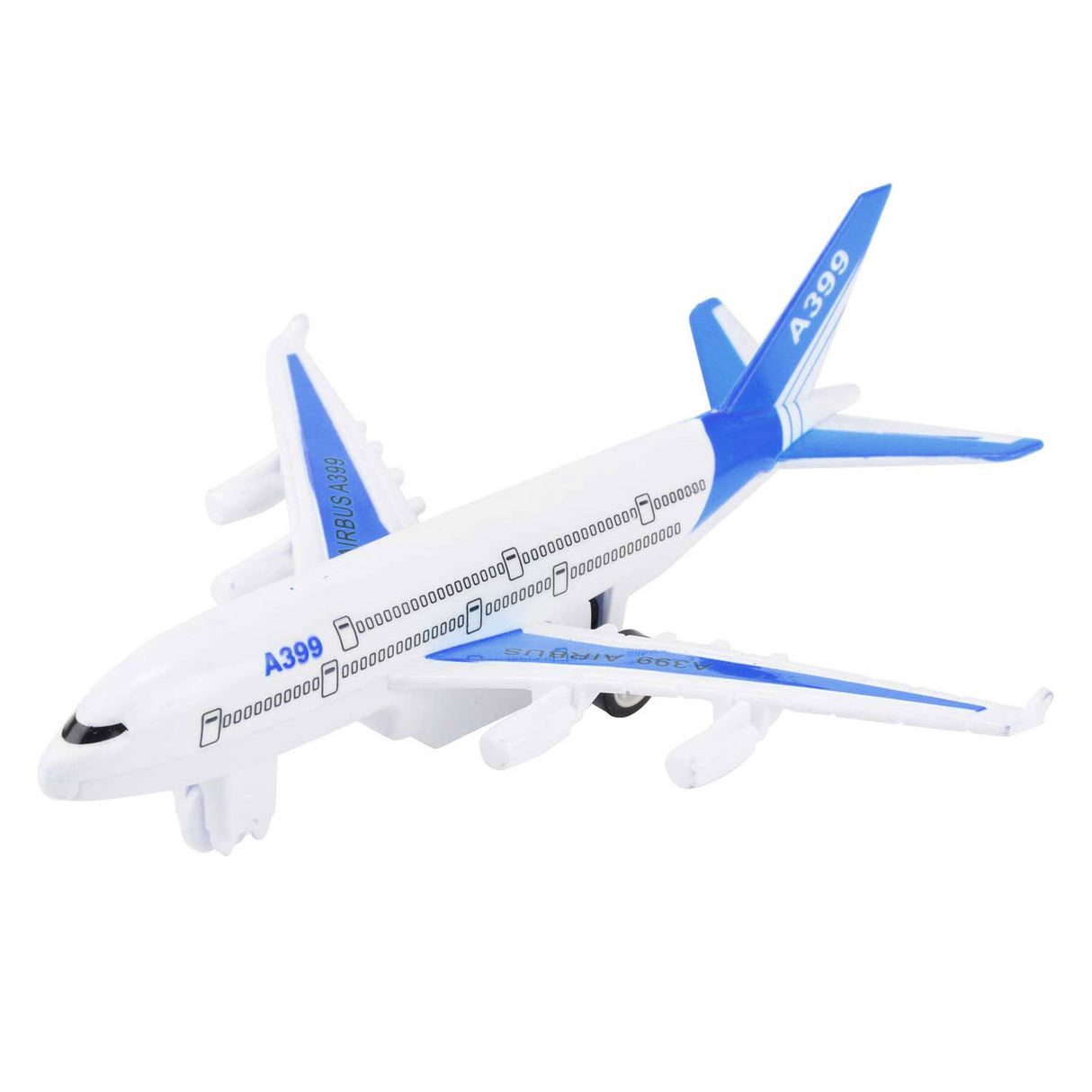 TOI-Toys Vehicool Tack Back Aircraft, 4st.