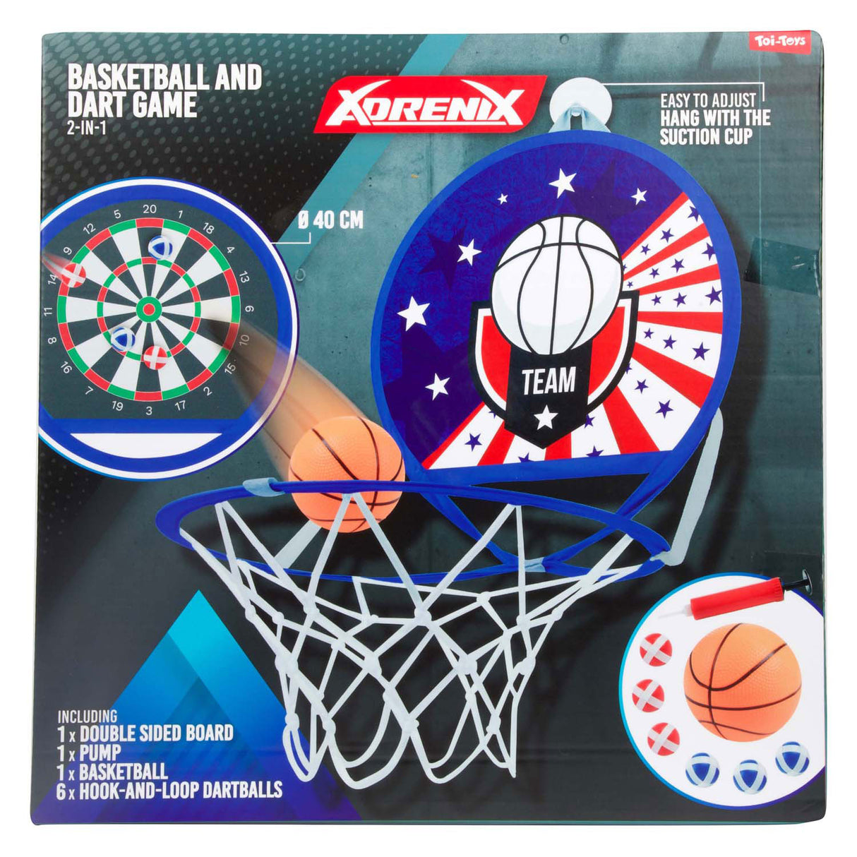 Adrenix-Spiel Darts Basketball 2in1-Spiel