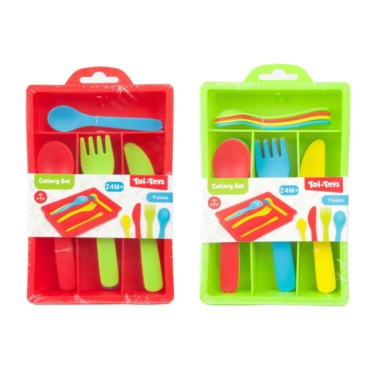 Toi-toys home food bestekset met bak, 16dlg.