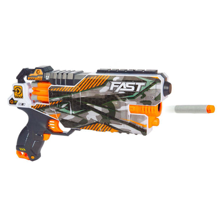 Toi-toys Foam Strikex elektrische Schießpistole Shockwave mit 24 Schaumstoffpfeilen