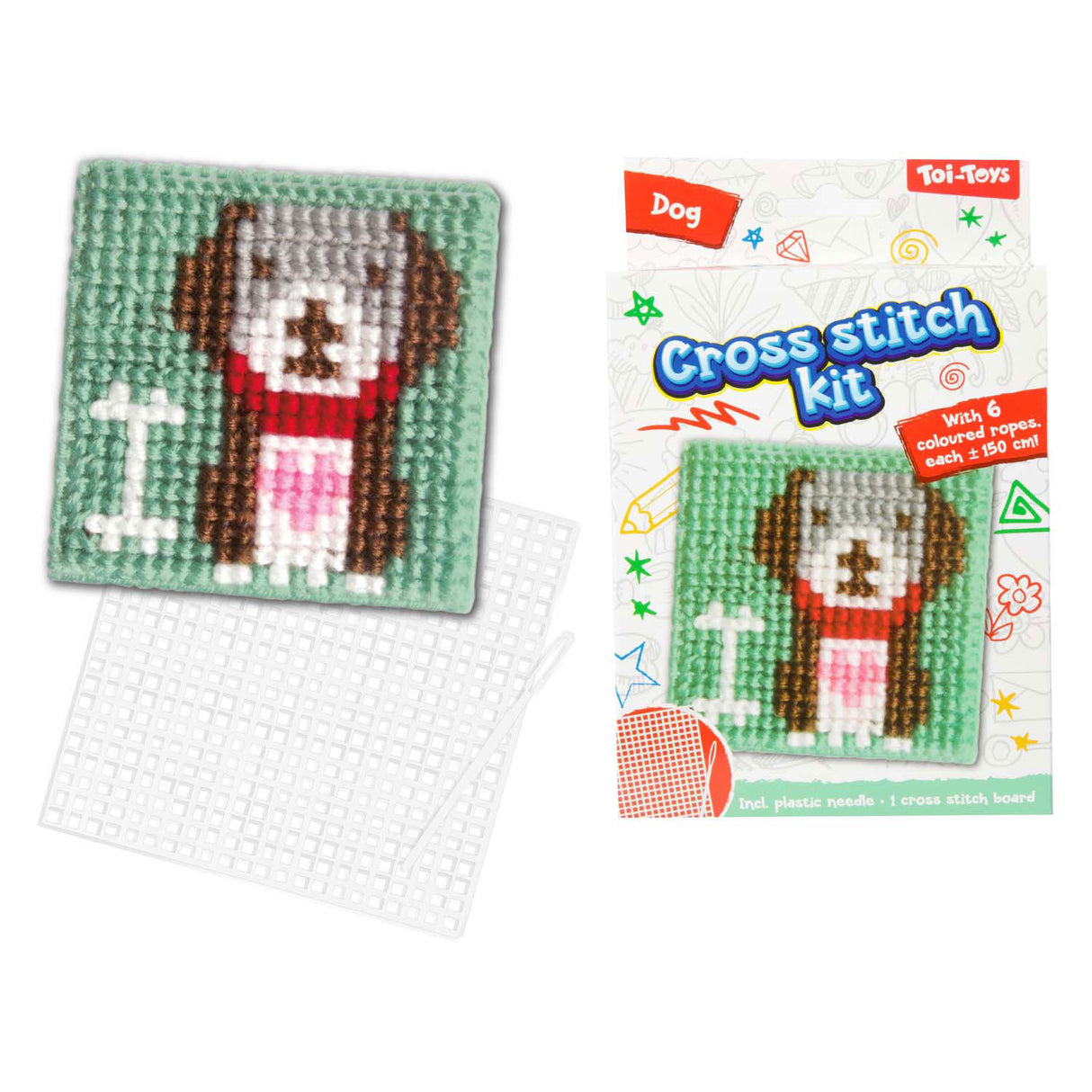 Toi-toys Bastel-Stickset zum Thema Kreuzstich