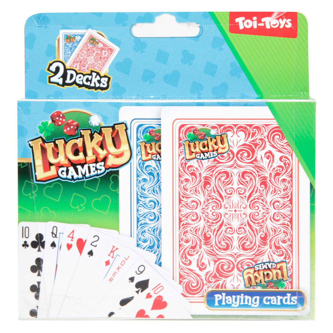 Toi-toys lucky games speelkaarten, 2st.