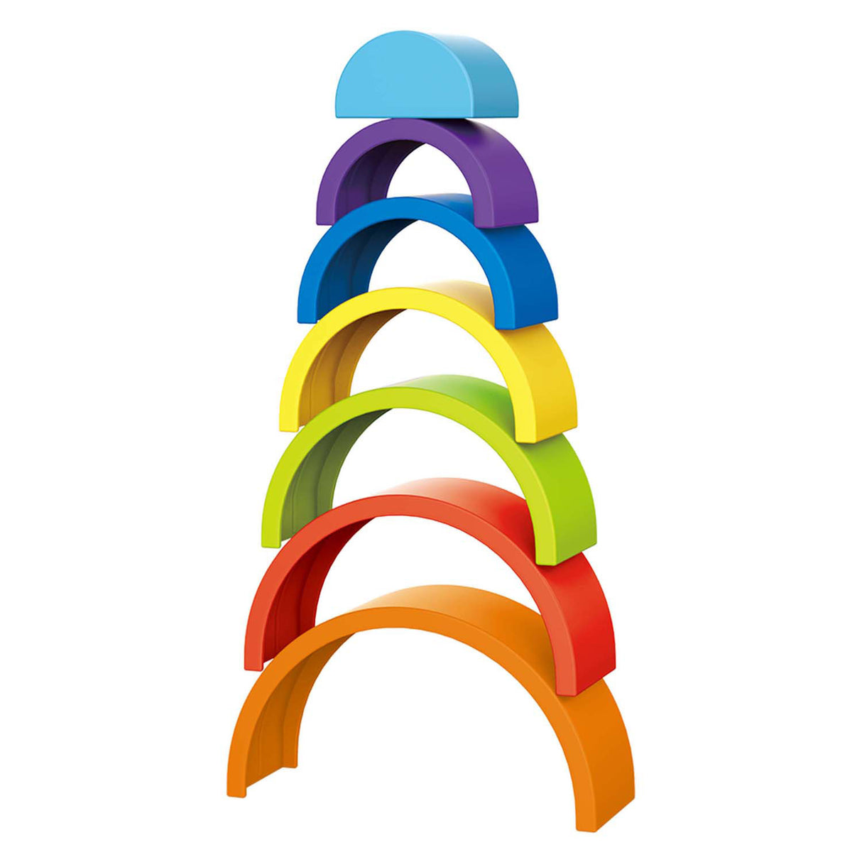 Toi-toys Little Stars Regenbogen Stapelturm 7-teilig