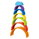 Toi-toys Little Stars Regenbogen Stapelturm 7-teilig