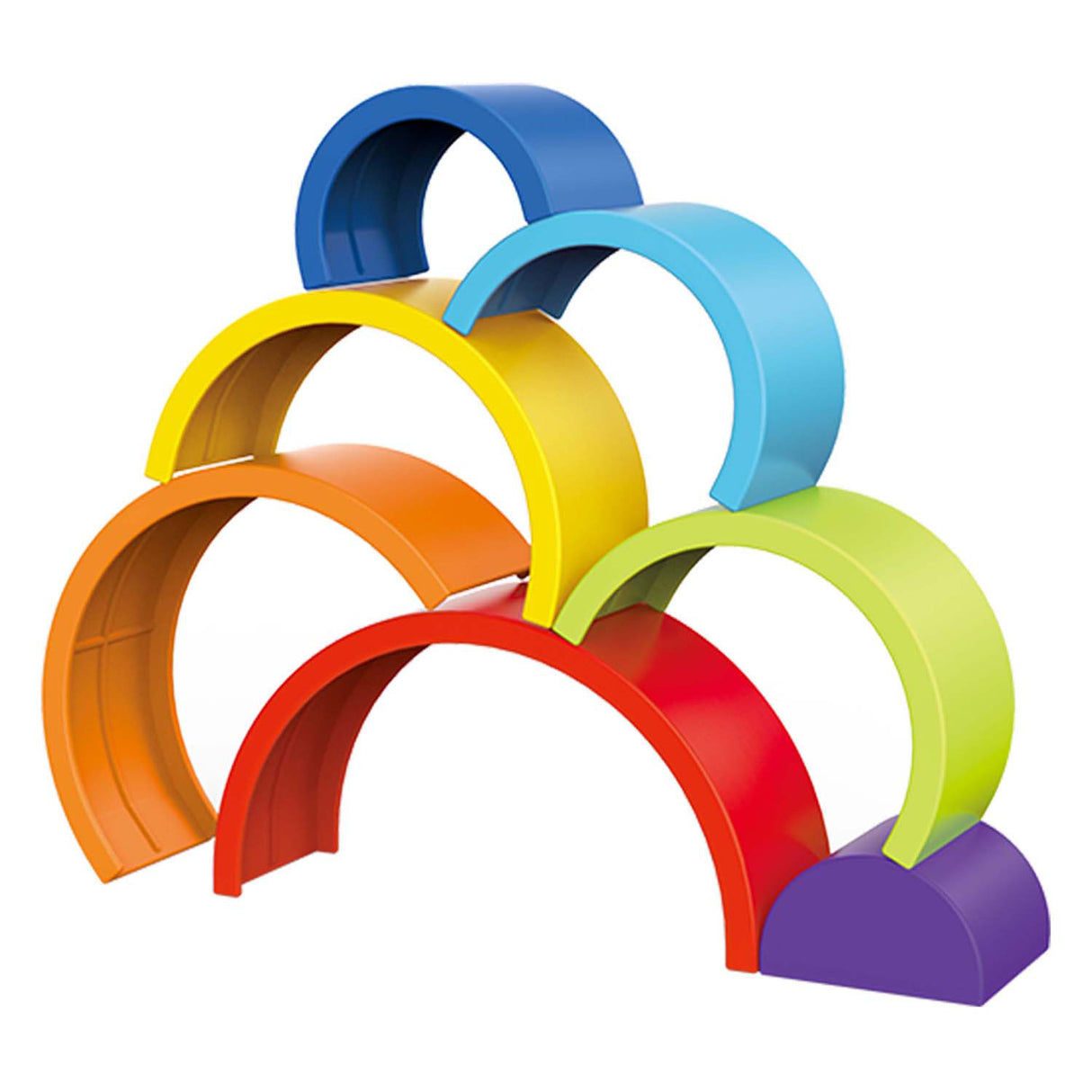 Toi-toys Little Stars Regenbogen Stapelturm 7-teilig