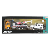 Toi-toys Metall-Abschleppwagen mit Auto, 2-teilig.