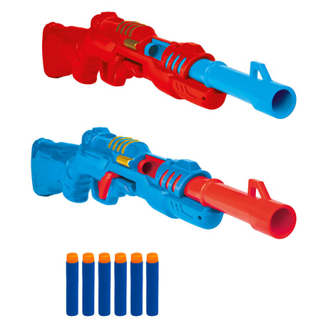 Toi-toys Schaumstoff-Strikex-Schrotflinte mit 6 Schaumstoffpfeilen
