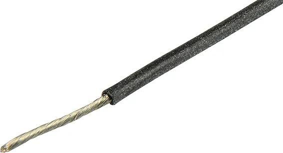 Herth+Buss Kabel Elektrokabel Silikon 0,5 mm schwarz 5mtr.