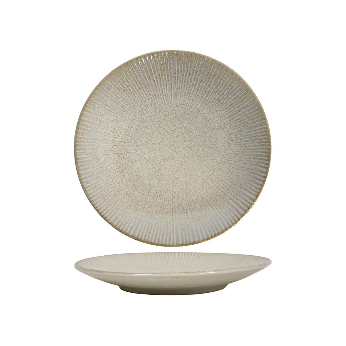 Speiseteller Linien ozeanbeige ø27cm