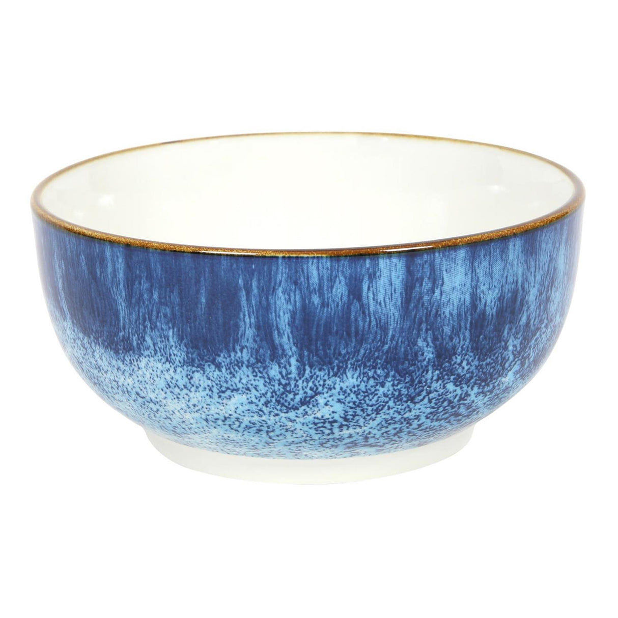 Schüssel ø14cm Reaktivglasur Blau 6 Stk