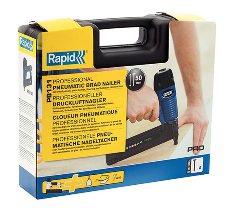 Rapid 1006103 - airtac pb131 pneuma- tische tacker in koffer + acc. | 1 stuks