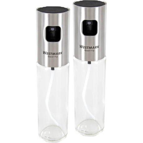 Westmark Öl- und Essigsprühset – Glas und Edelstahl, Durchmesser 4,2 x 17,5 cm, Inhalt 100 ml