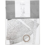 Vivi Gade Kegel, H: 18+28 cm, 120 g, Silber, Weiß, 3 Stück 1 Box