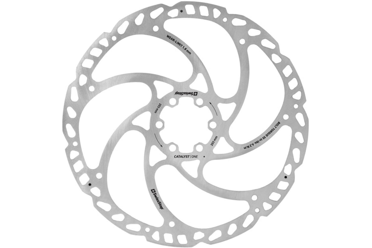 SwissStop - Brake Disc Catalyst One 6 Bolt 203mm