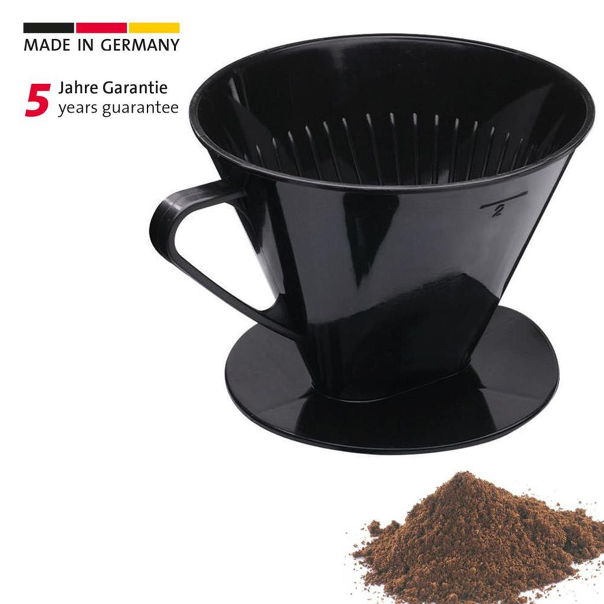 Westmark Kaffeefilterhalter Nr. 2 schwarz