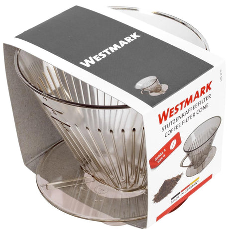 Westmark Kaffeefilterhalter mit transparentem Auslauf Nr. 4