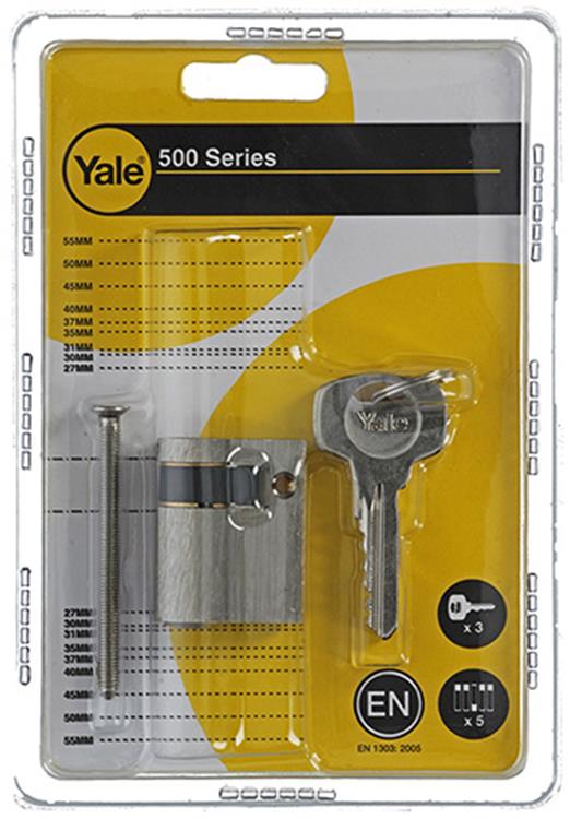 Yale 1006524 - halve profielcilinder 0500 mv 40mm(10 30) | 1 stuks