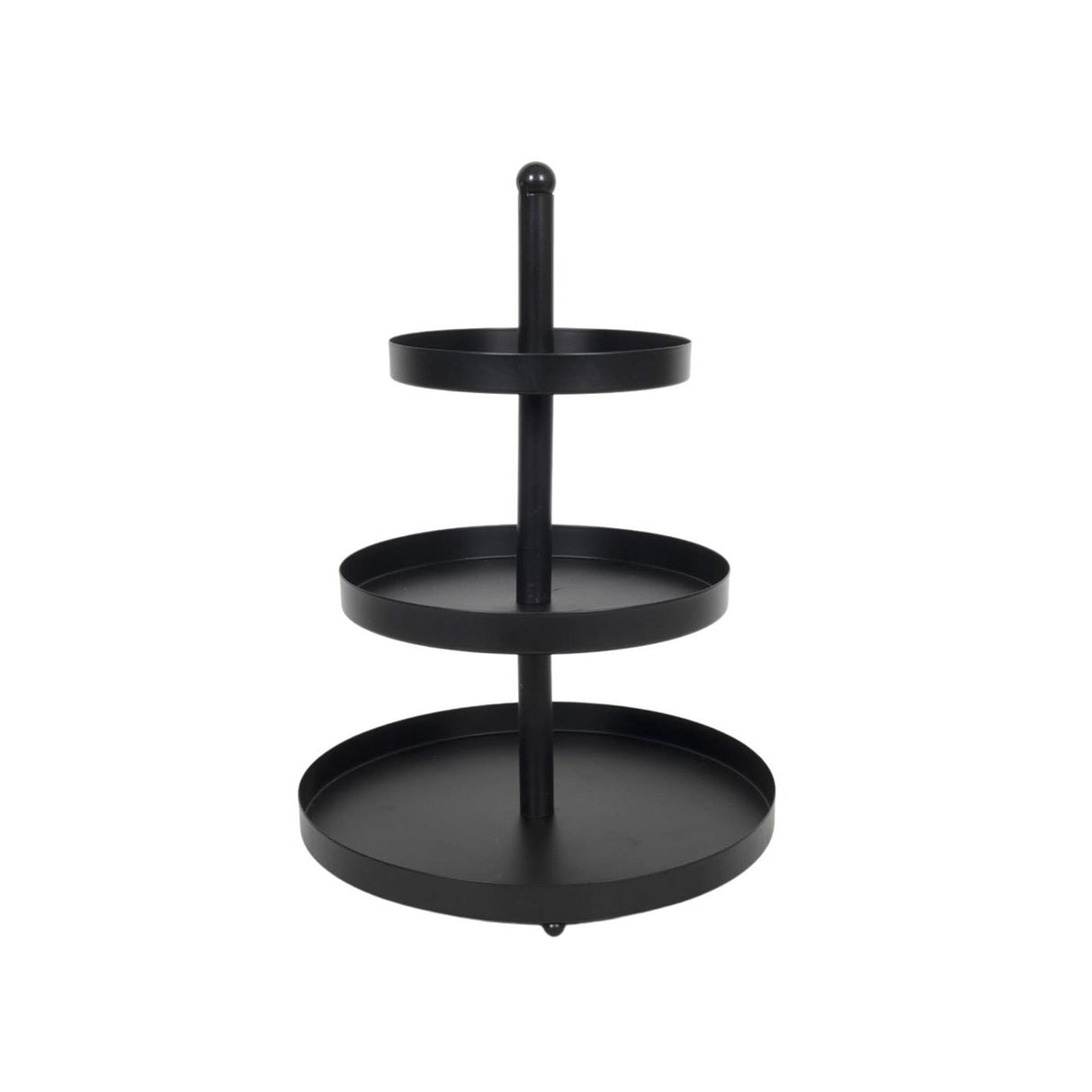 Svenska Wohnetagere Metall 3-lagig ø25x35cm schwarz