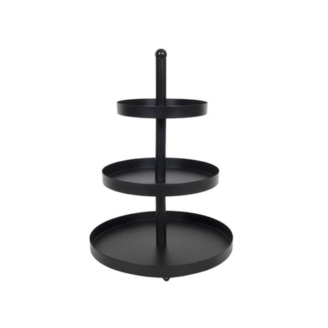Svenska Wohnetagere Metall 3-lagig ã˜25x35cm schwarz