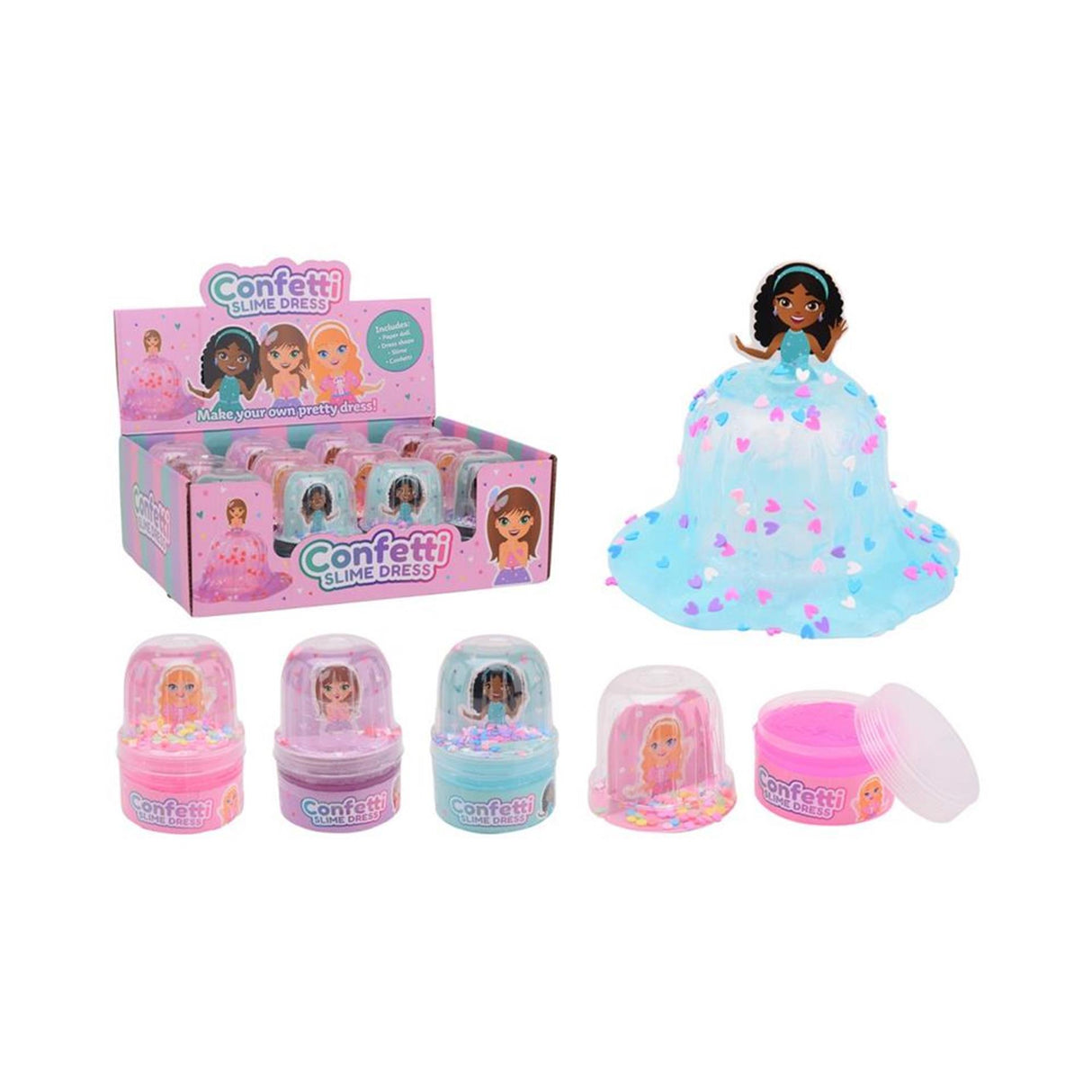 Johntoy John Toy Glitzerkleid Schleimfigur