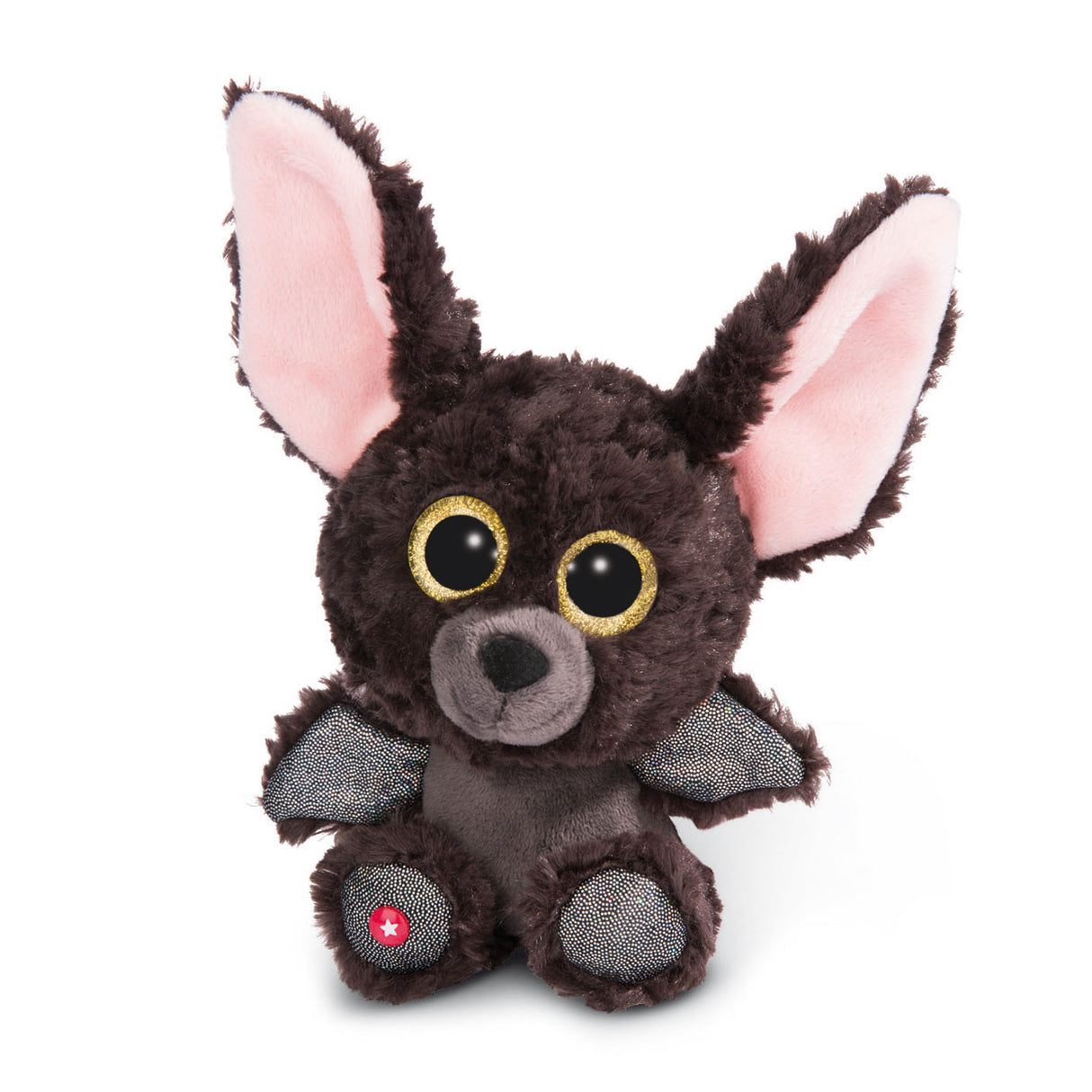 Nici Glubschis Pluchen Knuffel Vleermuis Baako, 15cm