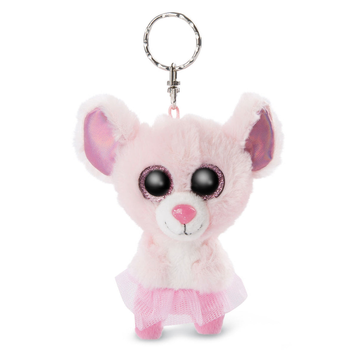 Nici Glubschis Pluchen Keychain Balerina Muis Yammy, 9 cm