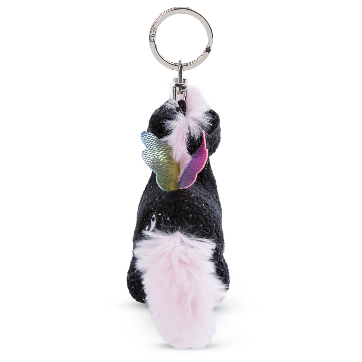 Nici Pluchen Key Ring Eenhoorn Rainbow Yin, 10cm