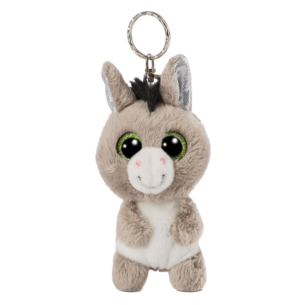 NICI GLUBSCHIS PLUCHEN KEY RING EZEL DONKI, 9CM