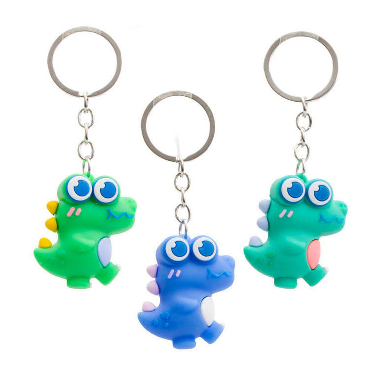 Jono toys sleutelhanger grappige dino - 4,5cm