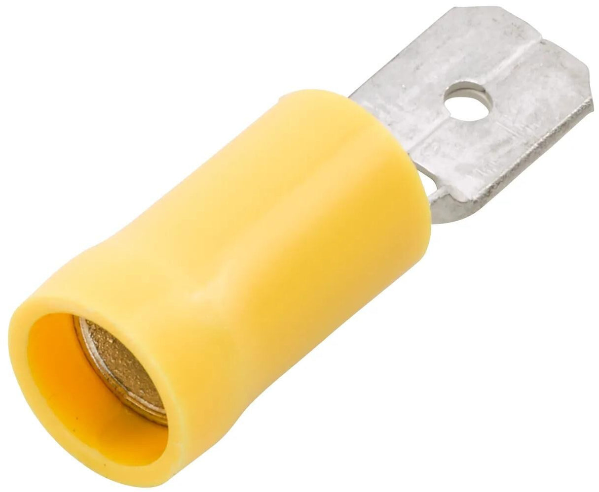Hella Flachstecker Fl.Stecker 4,0-6,0 50 Stück gelb 6,3 x 0,8mm