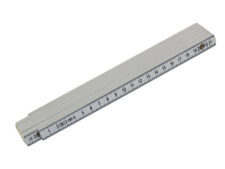 1010900 - abs-kunstst. plooimeter wit 2m | 20 stuks