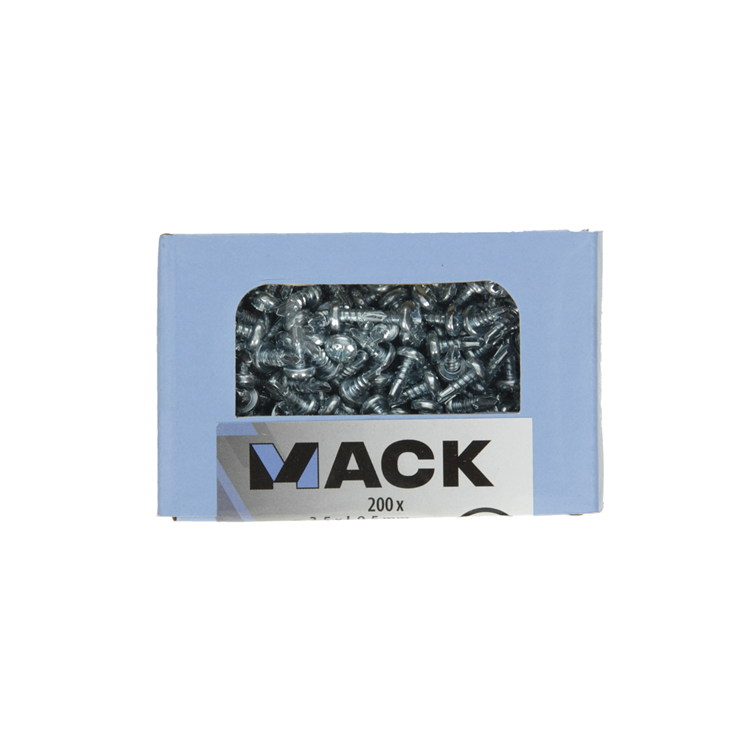 Mack 1007010 - zelfbor. schroef cyl. kop 200 200 st 3,5x9,5mm | 5 stuks