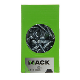 Mack 1007036 - houtdraadbout staal verzinkt 100 st 8 x 30 mm | 3 stuks
