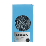 Mack 1007075 - tapbout + moer verzinkt 100 st 6 x 60 mm | 2 stuks