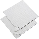 Creativ Company 3D-Schaumstoffpads, Größe 5x5 mm, Stärke 2 mm, weiß, 2x400 Stück, 2 Blatt 1 Karton